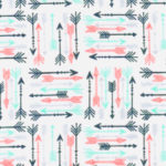 Mint And Coral Arrows